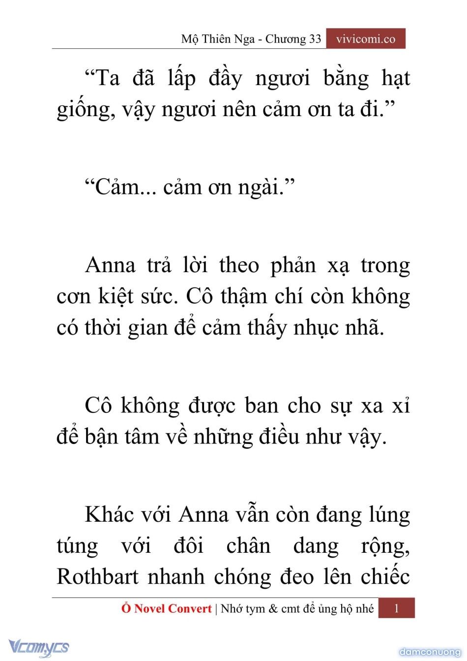 đọc truyện [novel] Mộ Thiên Nga Chương 33 ảnh 4 tại Thiên Thai Truyện