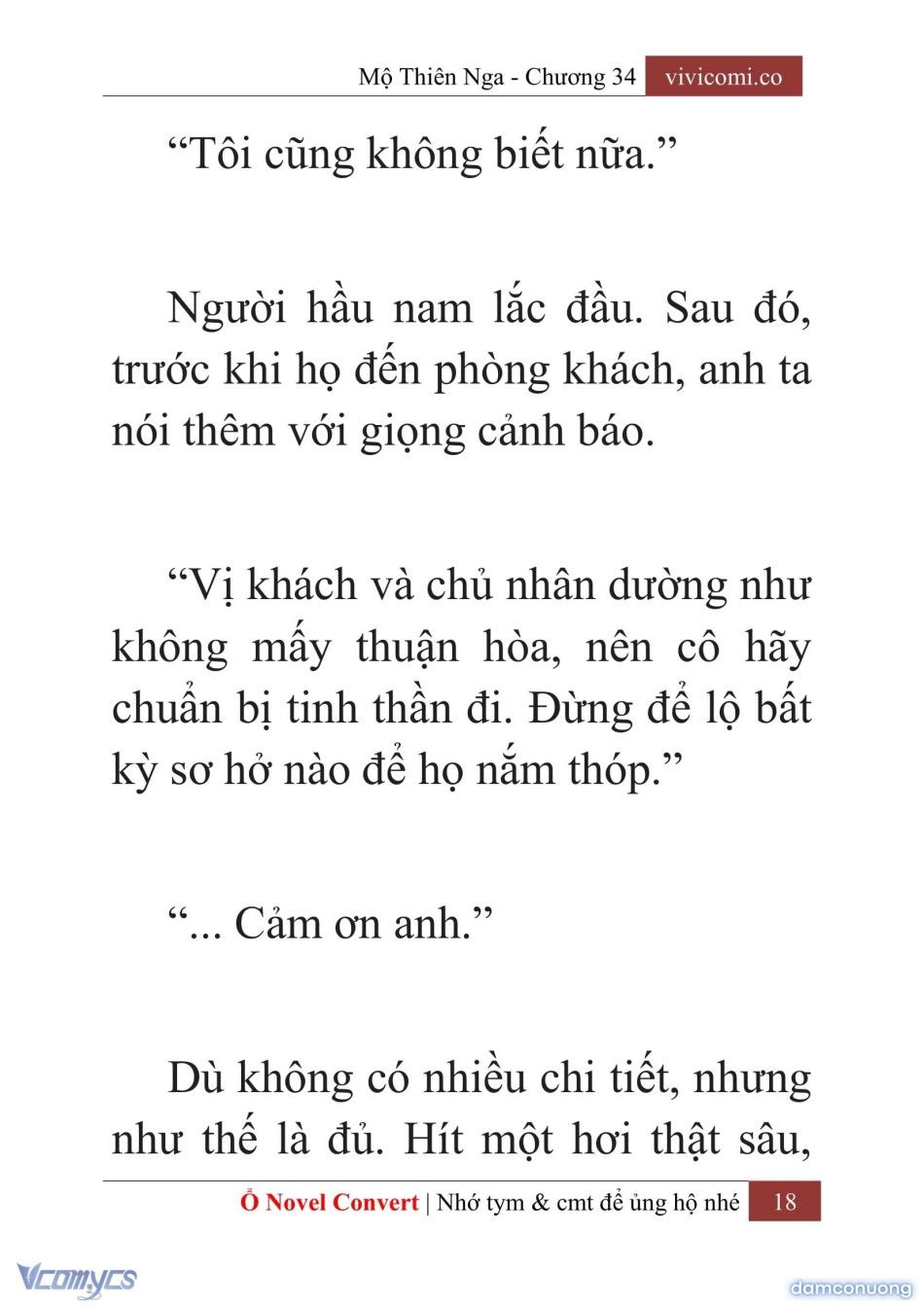 đọc truyện [novel] Mộ Thiên Nga Chương 34 ảnh 21 tại Thiên Thai Truyện