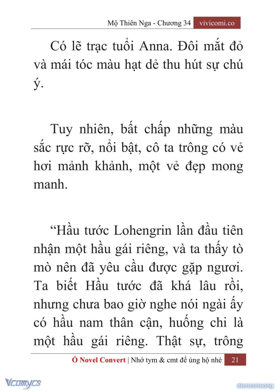 đọc truyện [novel] Mộ Thiên Nga Chương 34 ảnh 24 tại Thiên Thai Truyện