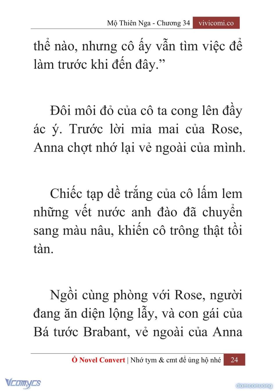 đọc truyện [novel] Mộ Thiên Nga Chương 34 ảnh 27 tại Thiên Thai Truyện