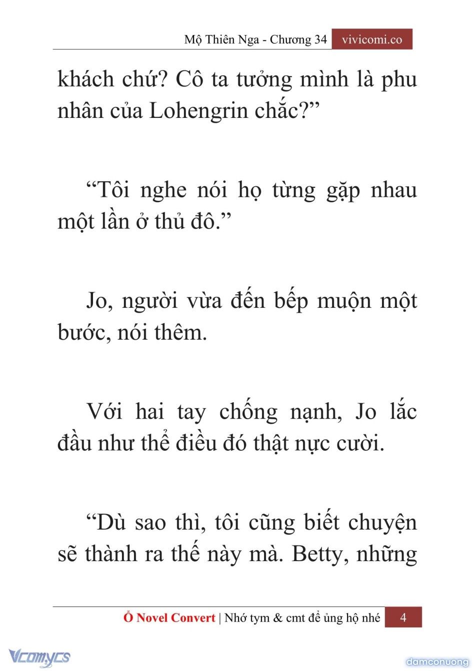 đọc truyện [novel] Mộ Thiên Nga Chương 34 ảnh 7 tại Thiên Thai Truyện