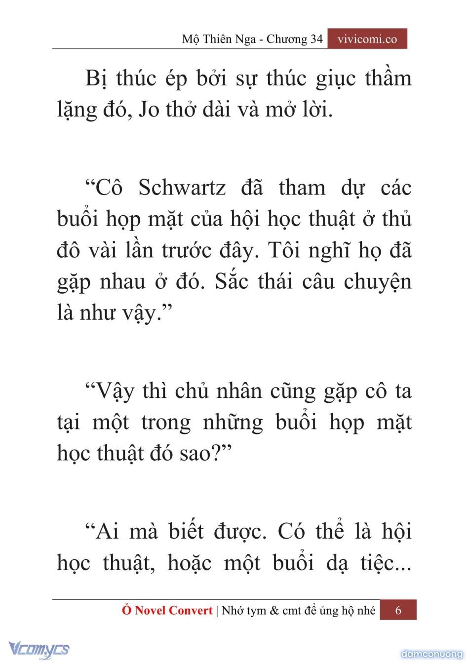 đọc truyện [novel] Mộ Thiên Nga Chương 34 ảnh 9 tại Thiên Thai Truyện