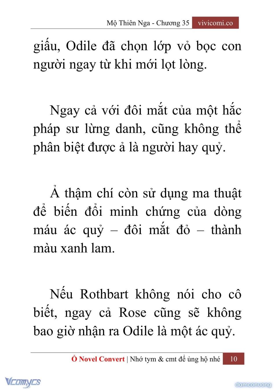 đọc truyện [novel] Mộ Thiên Nga Chương 35 ảnh 13 tại Thiên Thai Truyện