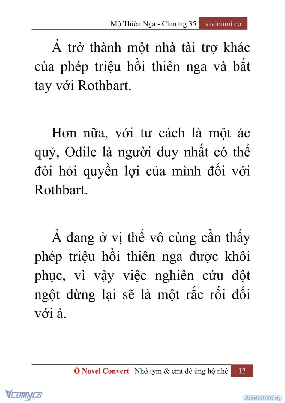 đọc truyện [novel] Mộ Thiên Nga Chương 35 ảnh 15 tại Thiên Thai Truyện