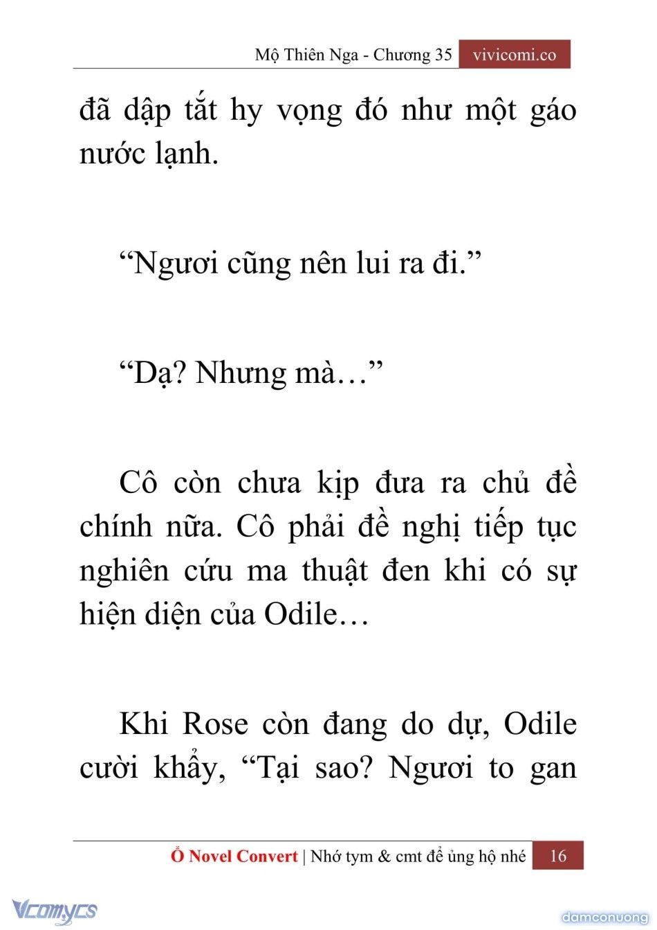 đọc truyện [novel] Mộ Thiên Nga Chương 35 ảnh 19 tại Thiên Thai Truyện