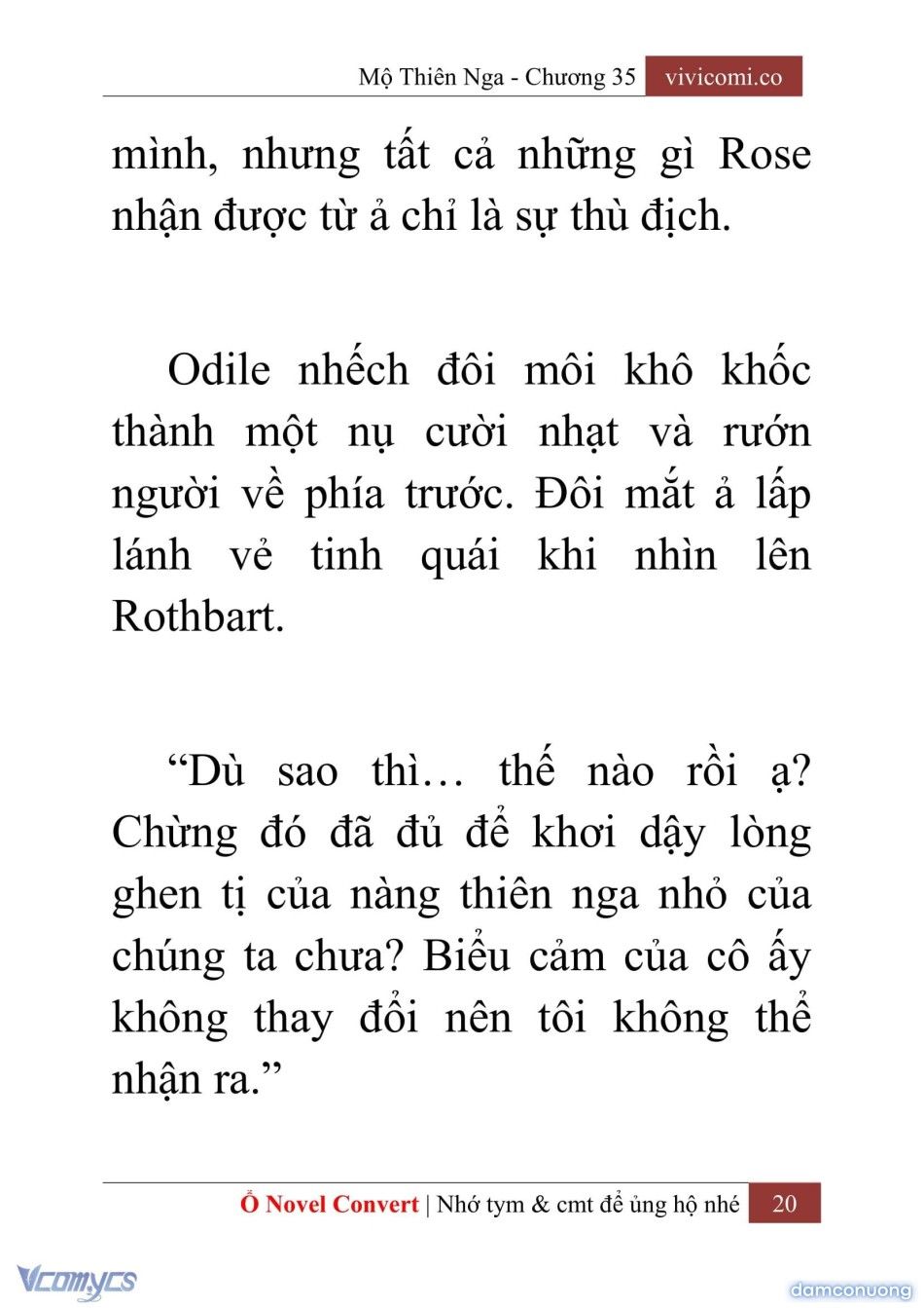 đọc truyện [novel] Mộ Thiên Nga Chương 35 ảnh 23 tại Thiên Thai Truyện