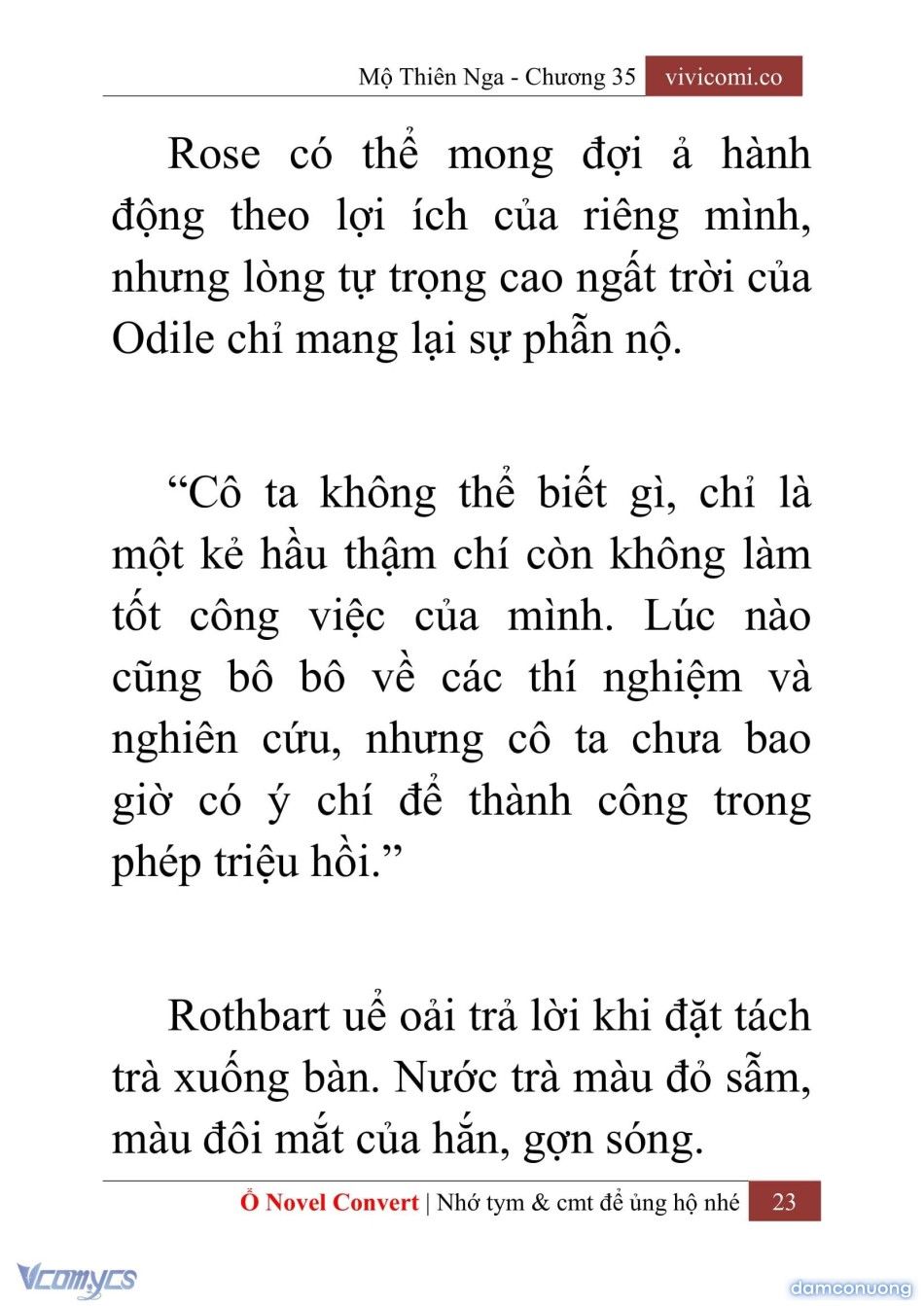 đọc truyện [novel] Mộ Thiên Nga Chương 35 ảnh 26 tại Thiên Thai Truyện
