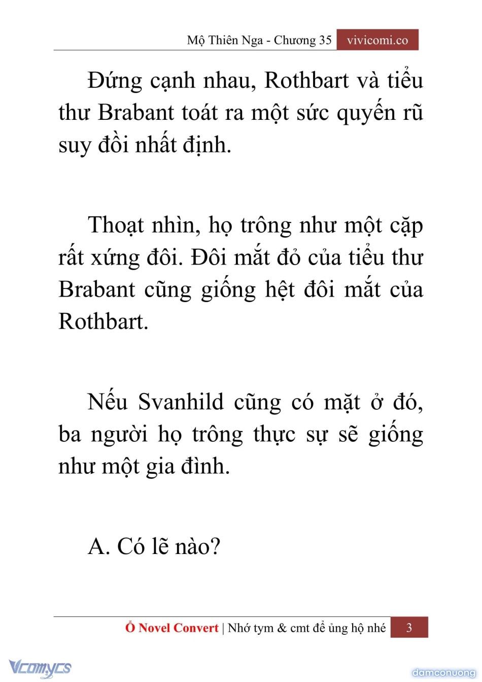 đọc truyện [novel] Mộ Thiên Nga Chương 35 ảnh 6 tại Thiên Thai Truyện