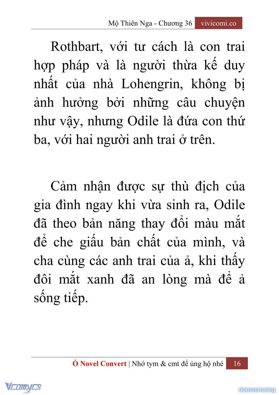 đọc truyện [novel] Mộ Thiên Nga Chương 36 ảnh 19 tại Thiên Thai Truyện
