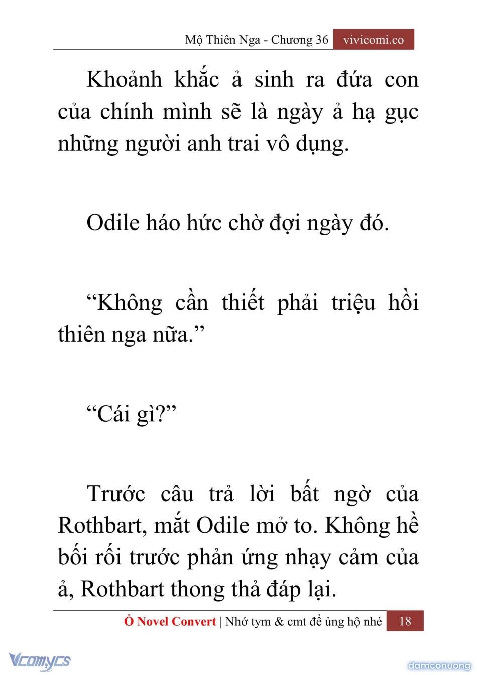 đọc truyện [novel] Mộ Thiên Nga Chương 36 ảnh 21 tại Thiên Thai Truyện