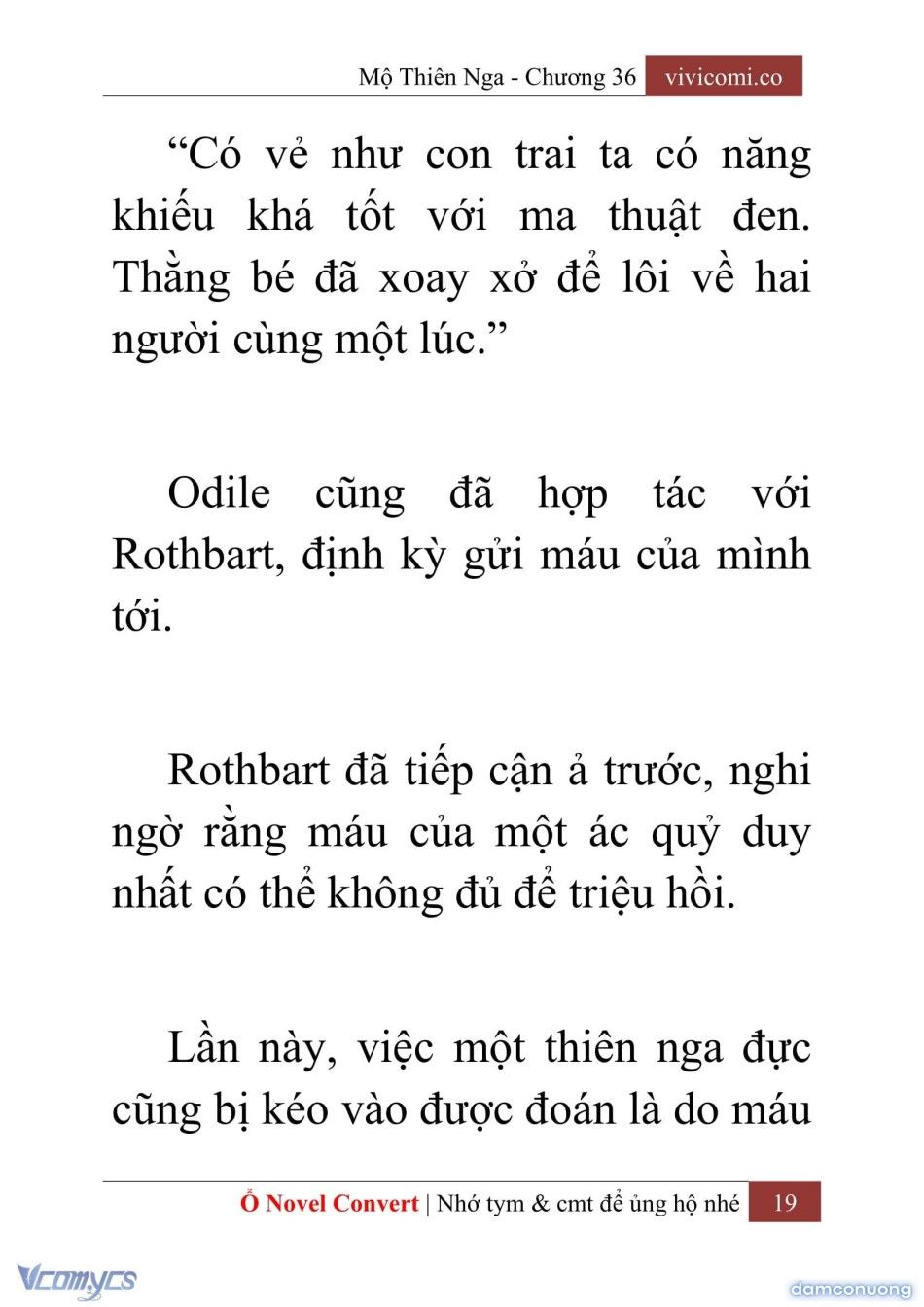 đọc truyện [novel] Mộ Thiên Nga Chương 36 ảnh 22 tại Thiên Thai Truyện