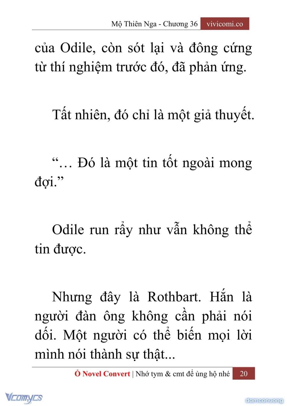 đọc truyện [novel] Mộ Thiên Nga Chương 36 ảnh 23 tại Thiên Thai Truyện