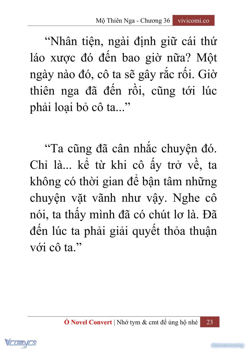 đọc truyện [novel] Mộ Thiên Nga Chương 36 ảnh 26 tại Thiên Thai Truyện