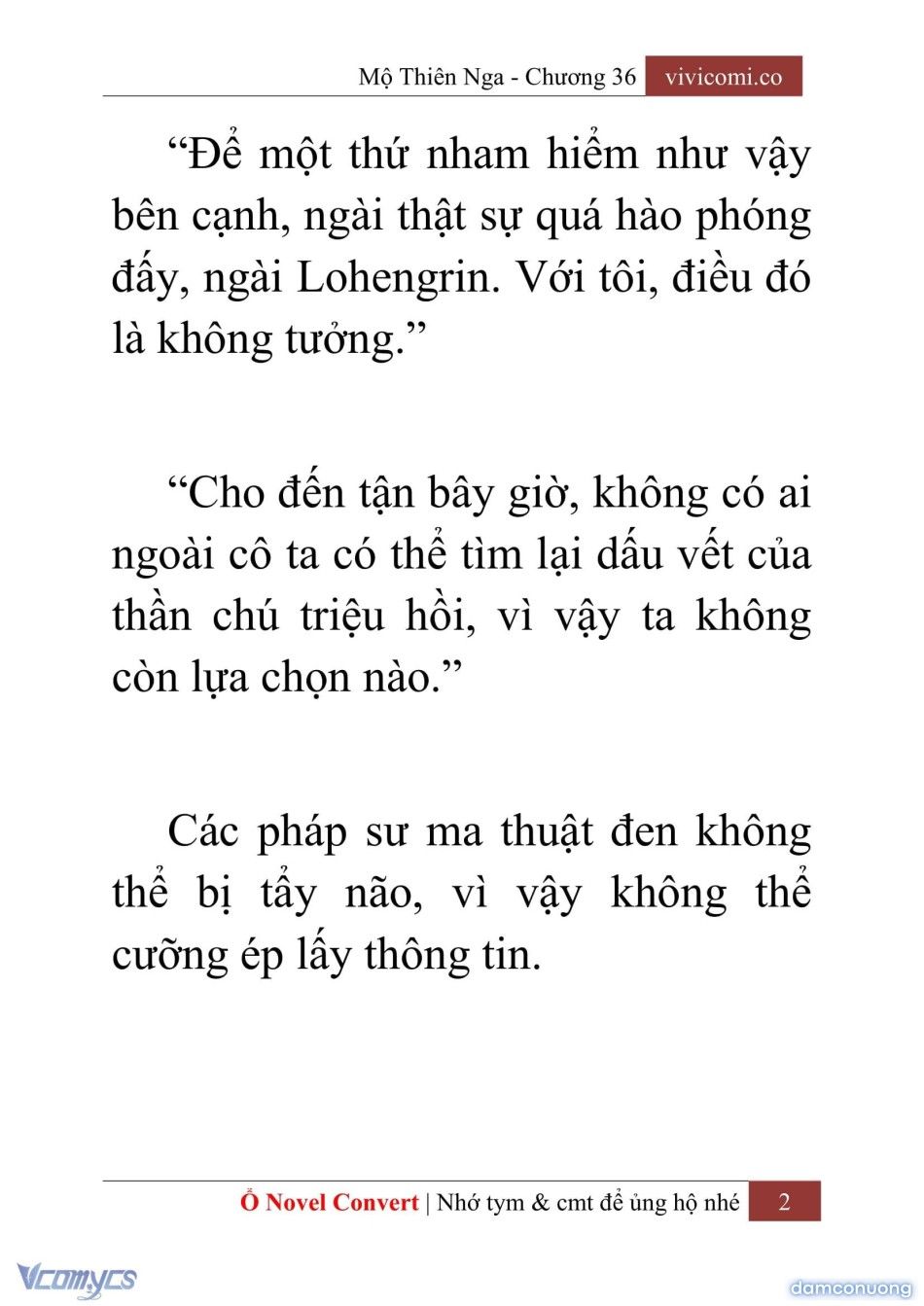 đọc truyện [novel] Mộ Thiên Nga Chương 36 ảnh 5 tại Thiên Thai Truyện