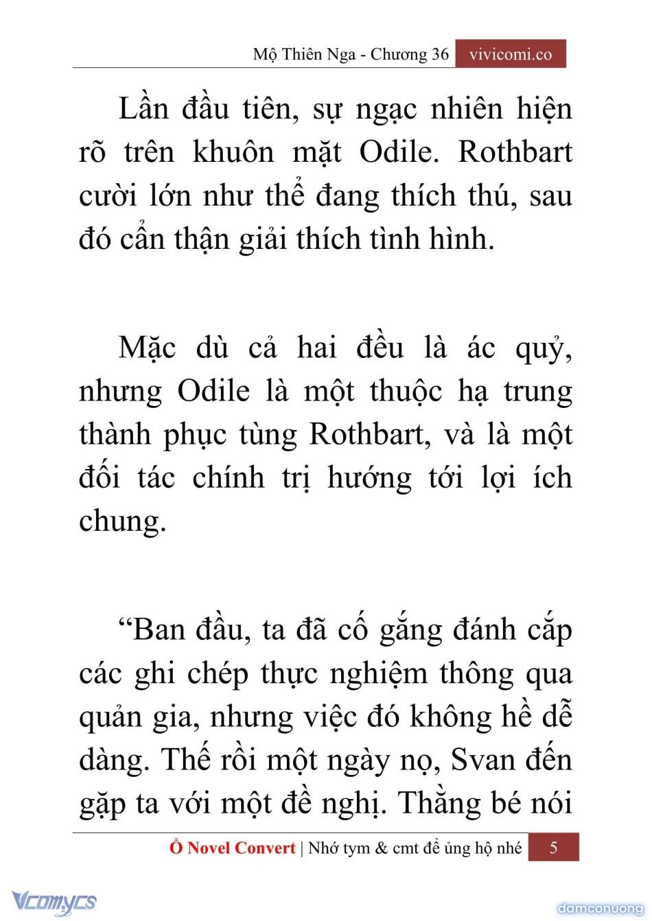 đọc truyện [novel] Mộ Thiên Nga Chương 36 ảnh 8 tại Thiên Thai Truyện
