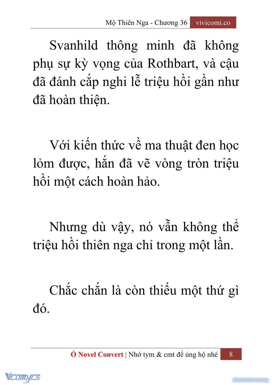 đọc truyện [novel] Mộ Thiên Nga Chương 36 ảnh 11 tại Thiên Thai Truyện