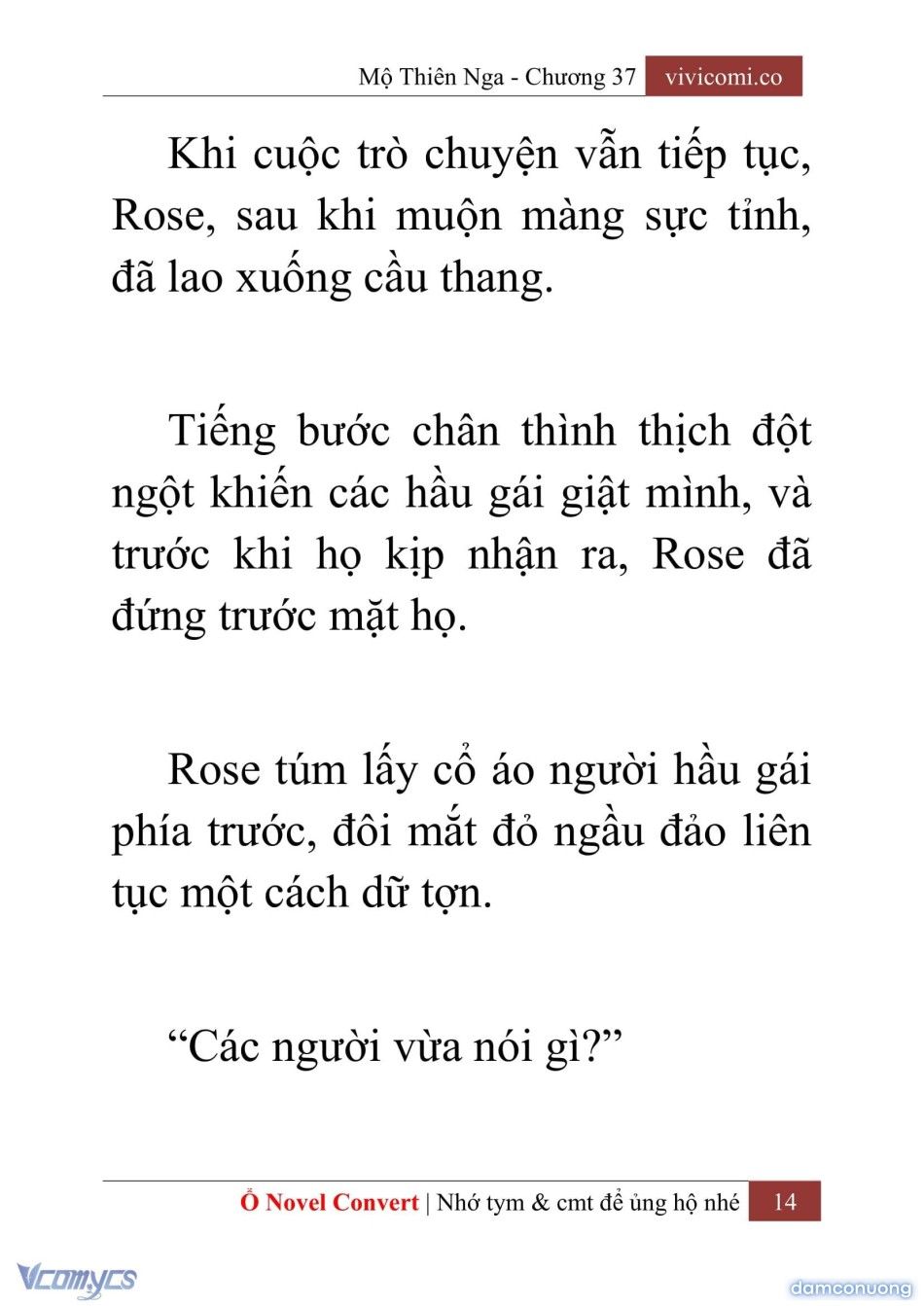đọc truyện [novel] Mộ Thiên Nga Chương 37 ảnh 17 tại Thiên Thai Truyện