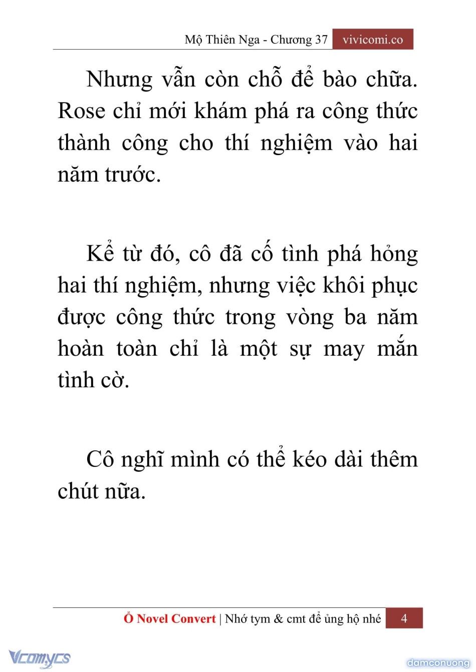 đọc truyện [novel] Mộ Thiên Nga Chương 37 ảnh 7 tại Thiên Thai Truyện