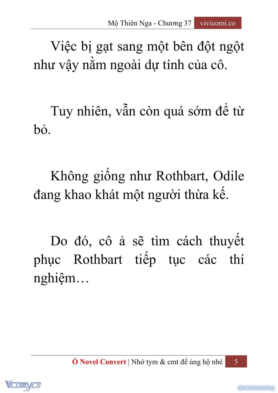 đọc truyện [novel] Mộ Thiên Nga Chương 37 ảnh 8 tại Thiên Thai Truyện
