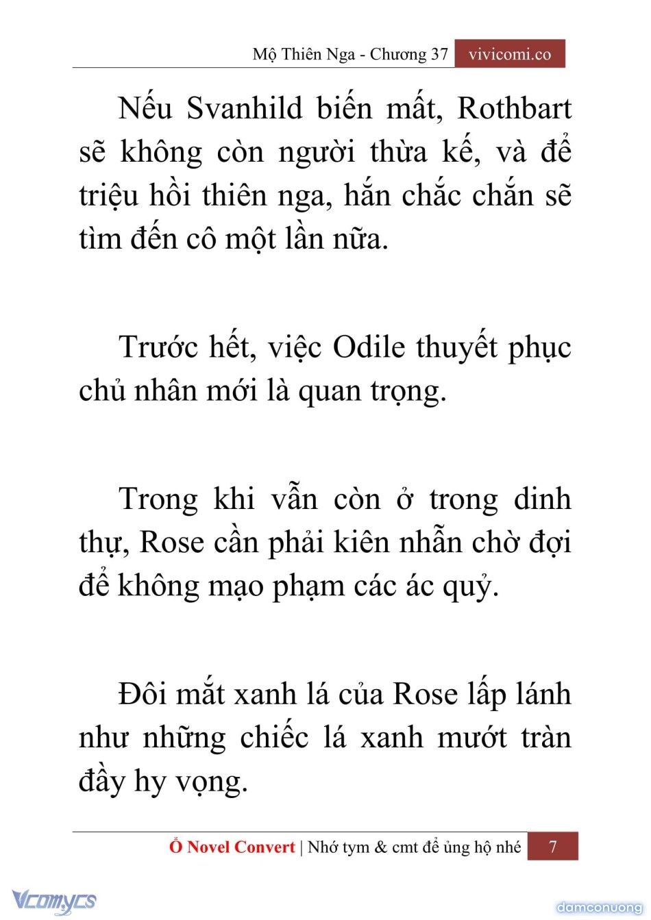 đọc truyện [novel] Mộ Thiên Nga Chương 37 ảnh 10 tại Thiên Thai Truyện