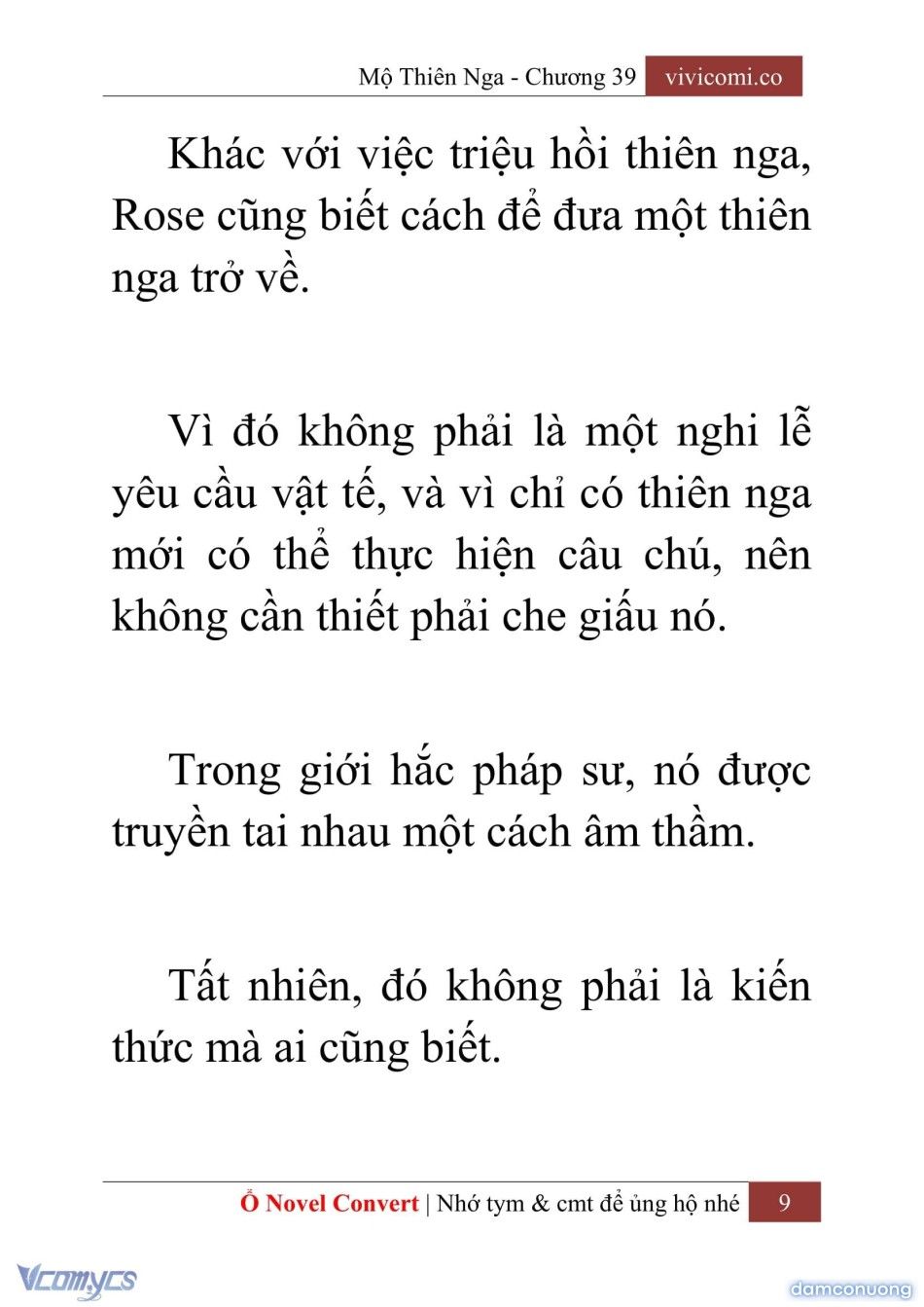 đọc truyện [novel] Mộ Thiên Nga Chương 39 ảnh 12 tại Thiên Thai Truyện
