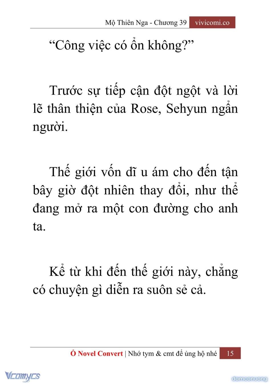 đọc truyện [novel] Mộ Thiên Nga Chương 39 ảnh 18 tại Thiên Thai Truyện