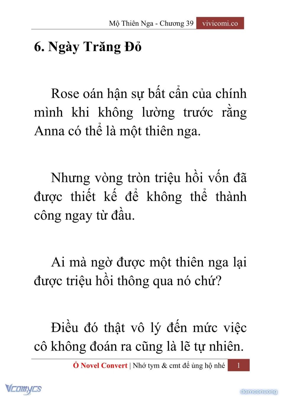 đọc truyện [novel] Mộ Thiên Nga Chương 39 ảnh 4 tại Thiên Thai Truyện