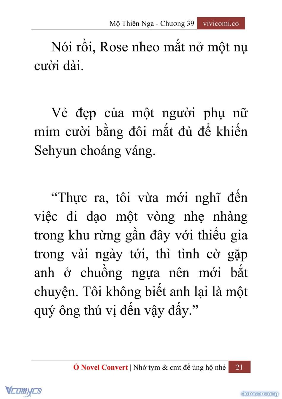 đọc truyện [novel] Mộ Thiên Nga Chương 39 ảnh 24 tại Thiên Thai Truyện