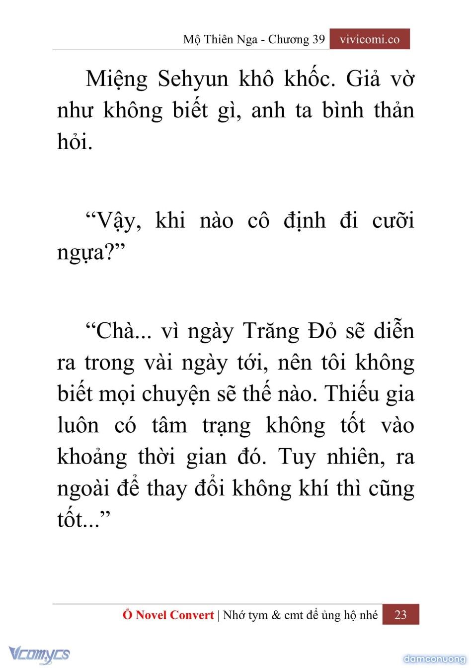 đọc truyện [novel] Mộ Thiên Nga Chương 39 ảnh 26 tại Thiên Thai Truyện