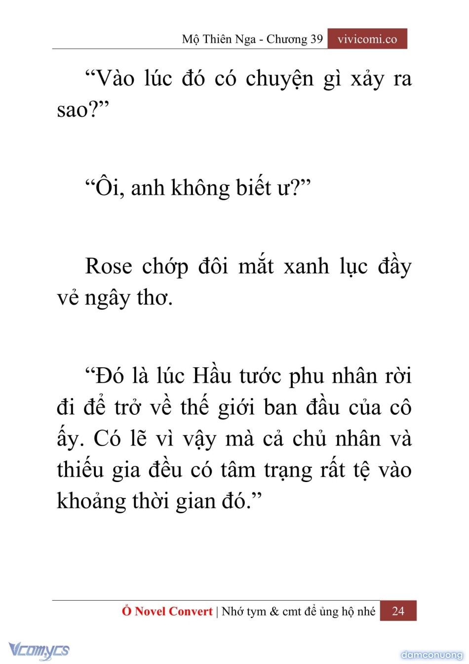 đọc truyện [novel] Mộ Thiên Nga Chương 39 ảnh 27 tại Thiên Thai Truyện