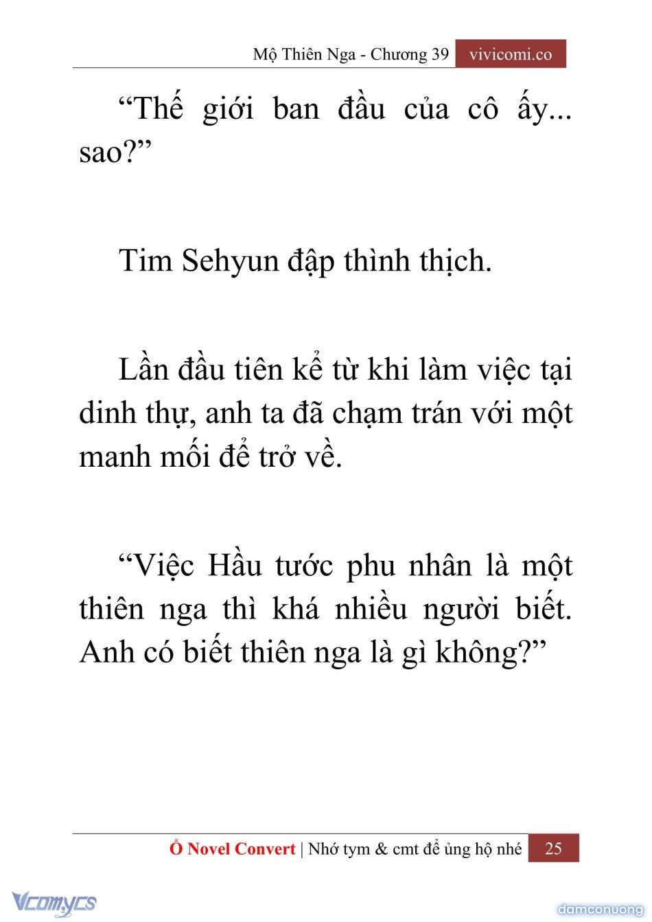 đọc truyện [novel] Mộ Thiên Nga Chương 39 ảnh 28 tại Thiên Thai Truyện