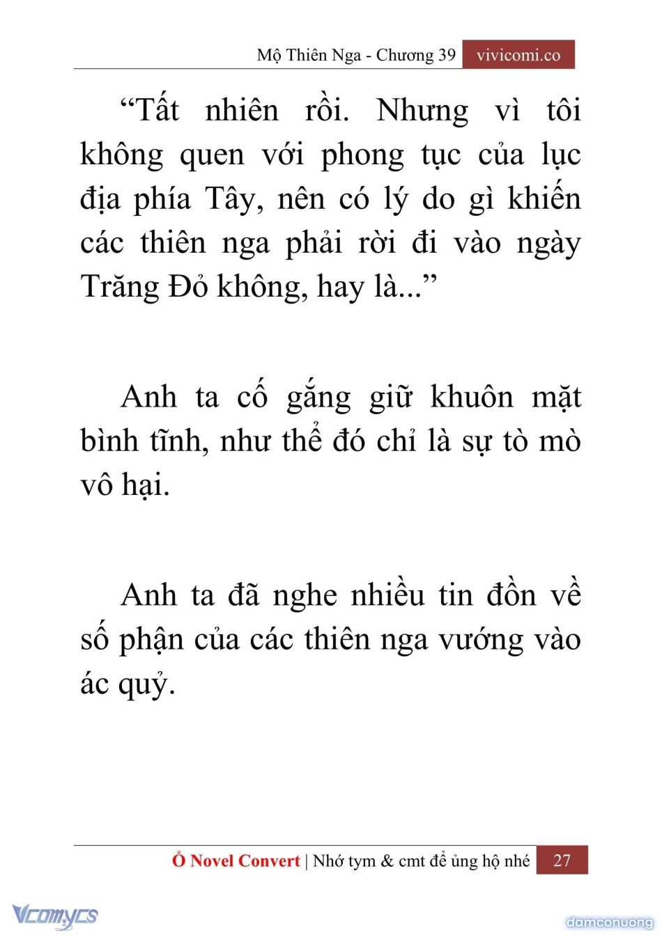 đọc truyện [novel] Mộ Thiên Nga Chương 39 ảnh 30 tại Thiên Thai Truyện