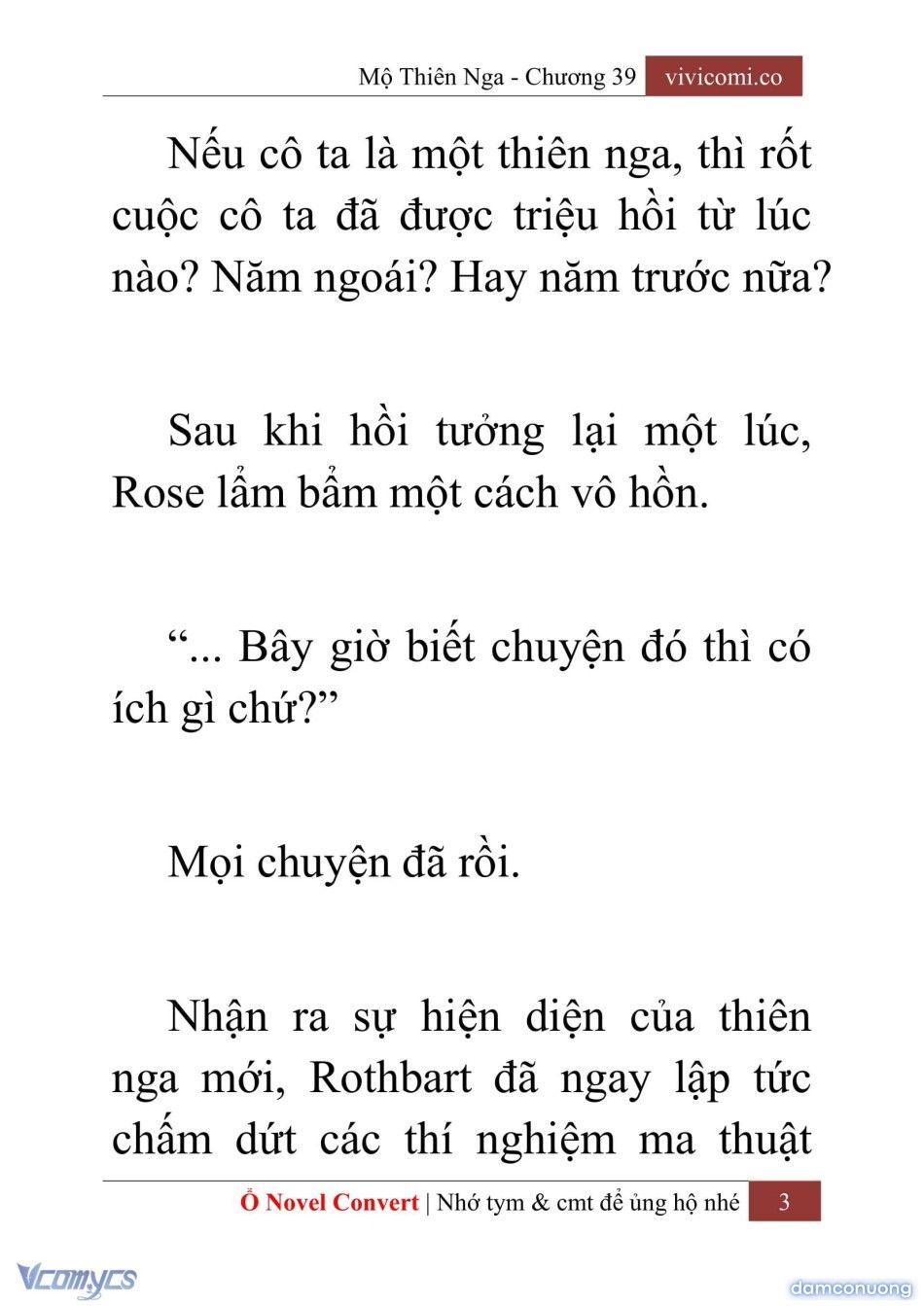đọc truyện [novel] Mộ Thiên Nga Chương 39 ảnh 6 tại Thiên Thai Truyện