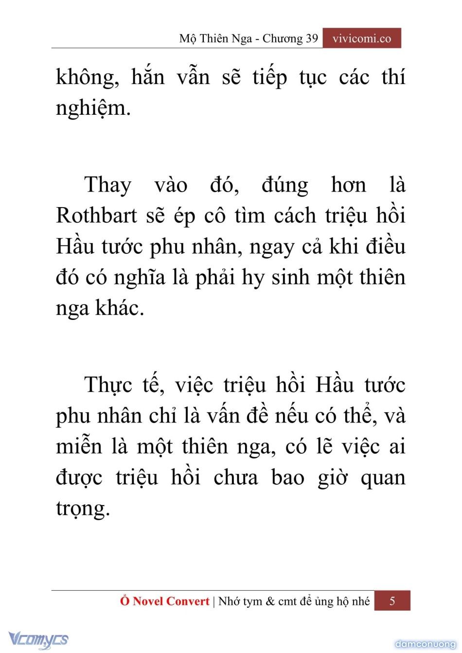 đọc truyện [novel] Mộ Thiên Nga Chương 39 ảnh 8 tại Thiên Thai Truyện