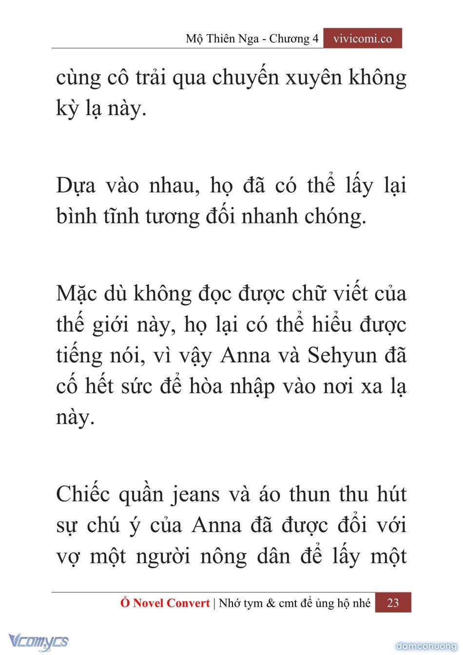 đọc truyện [novel] Mộ Thiên Nga Chương 4 ảnh 26 tại Thiên Thai Truyện
