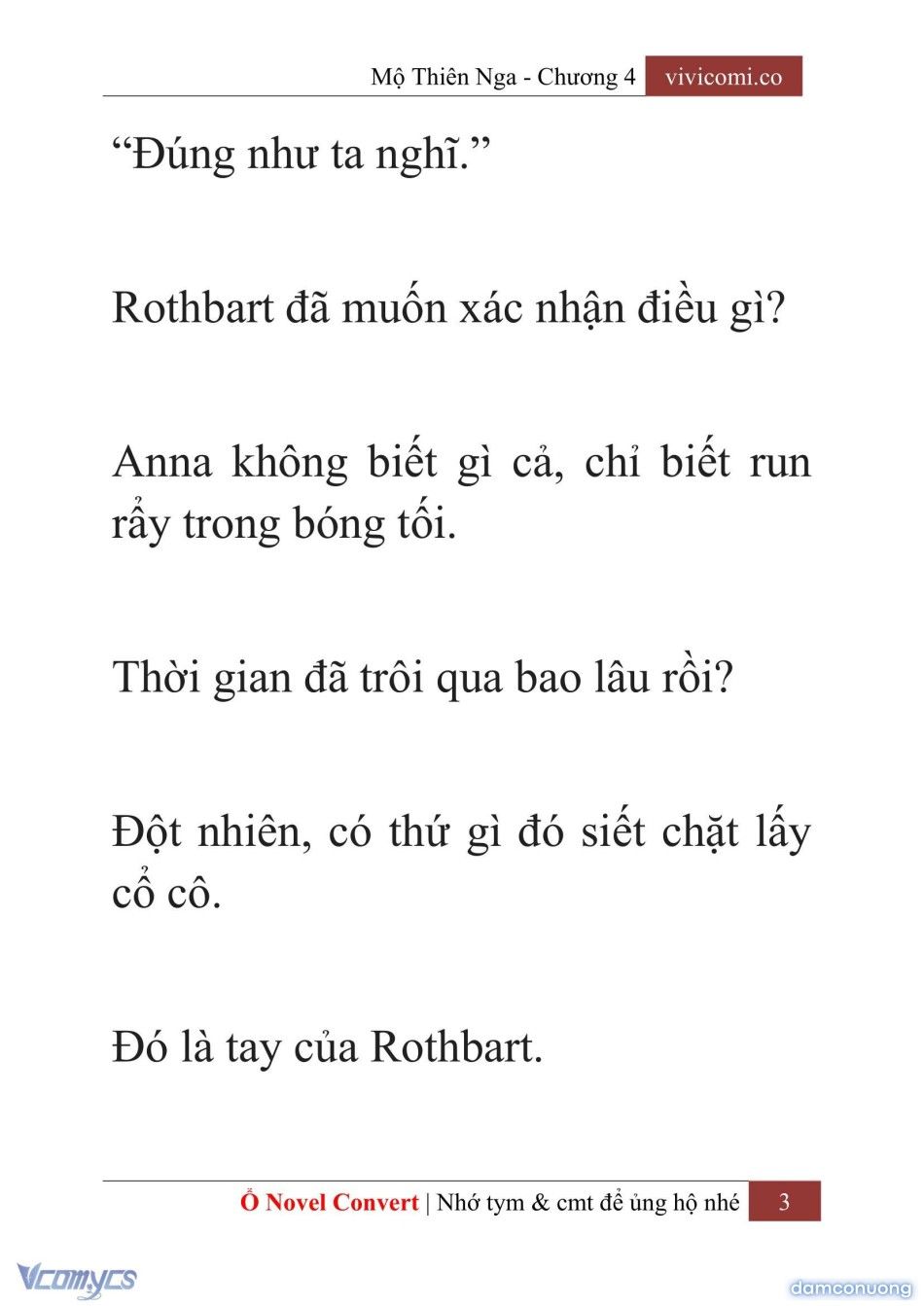 đọc truyện [novel] Mộ Thiên Nga Chương 4 ảnh 6 tại Thiên Thai Truyện