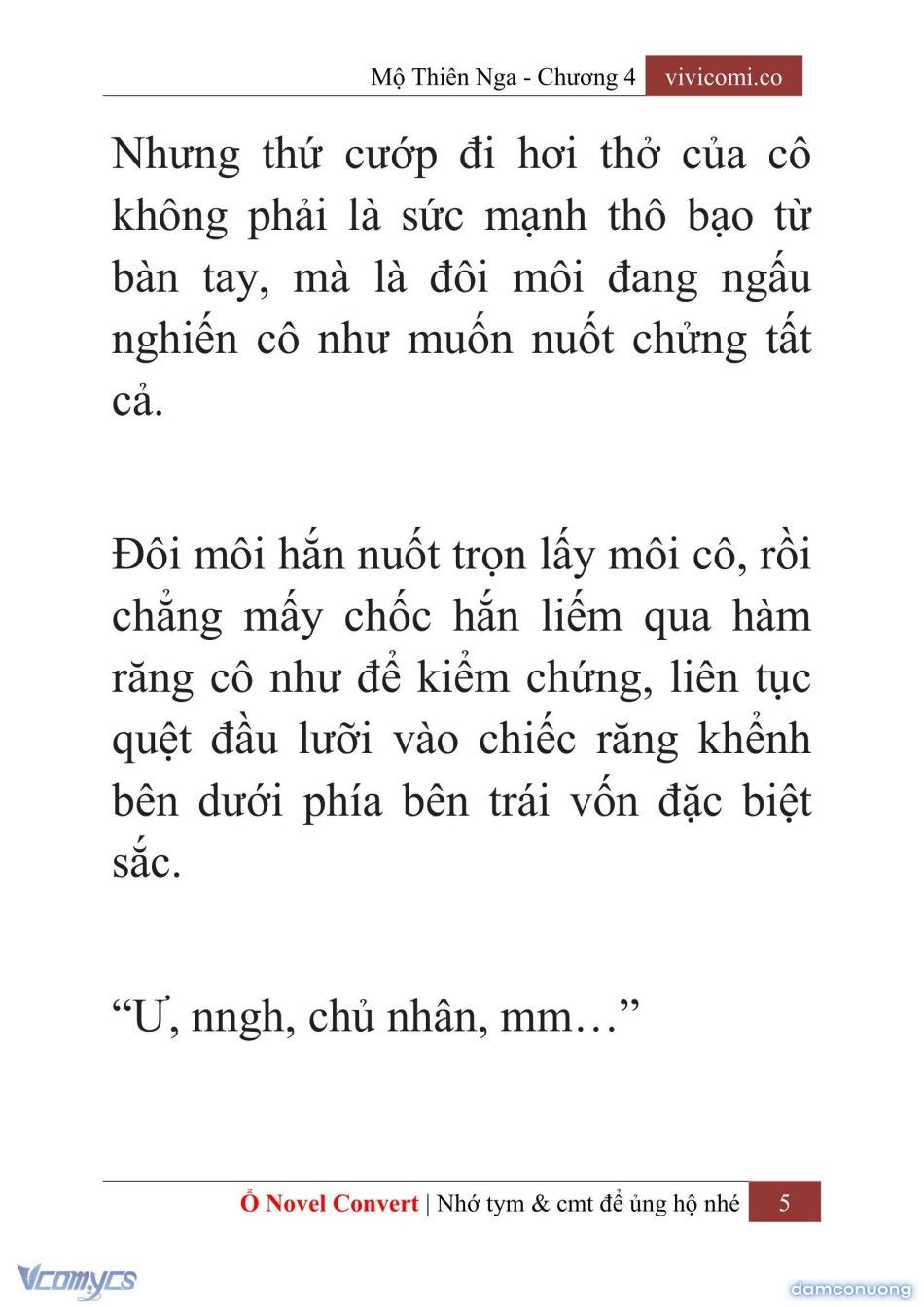 đọc truyện [novel] Mộ Thiên Nga Chương 4 ảnh 8 tại Thiên Thai Truyện