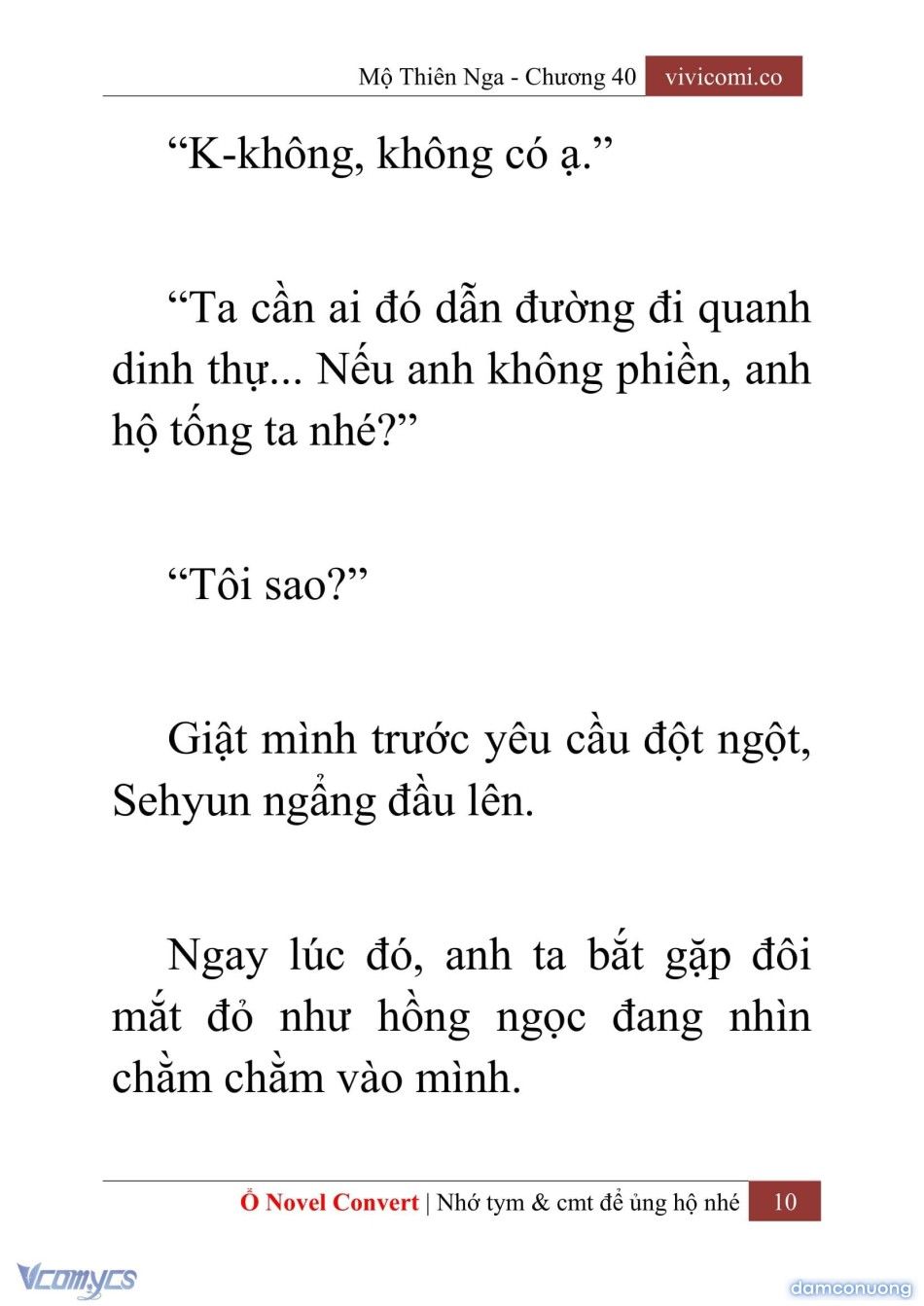 đọc truyện [novel] Mộ Thiên Nga Chương 40 ảnh 13 tại Thiên Thai Truyện