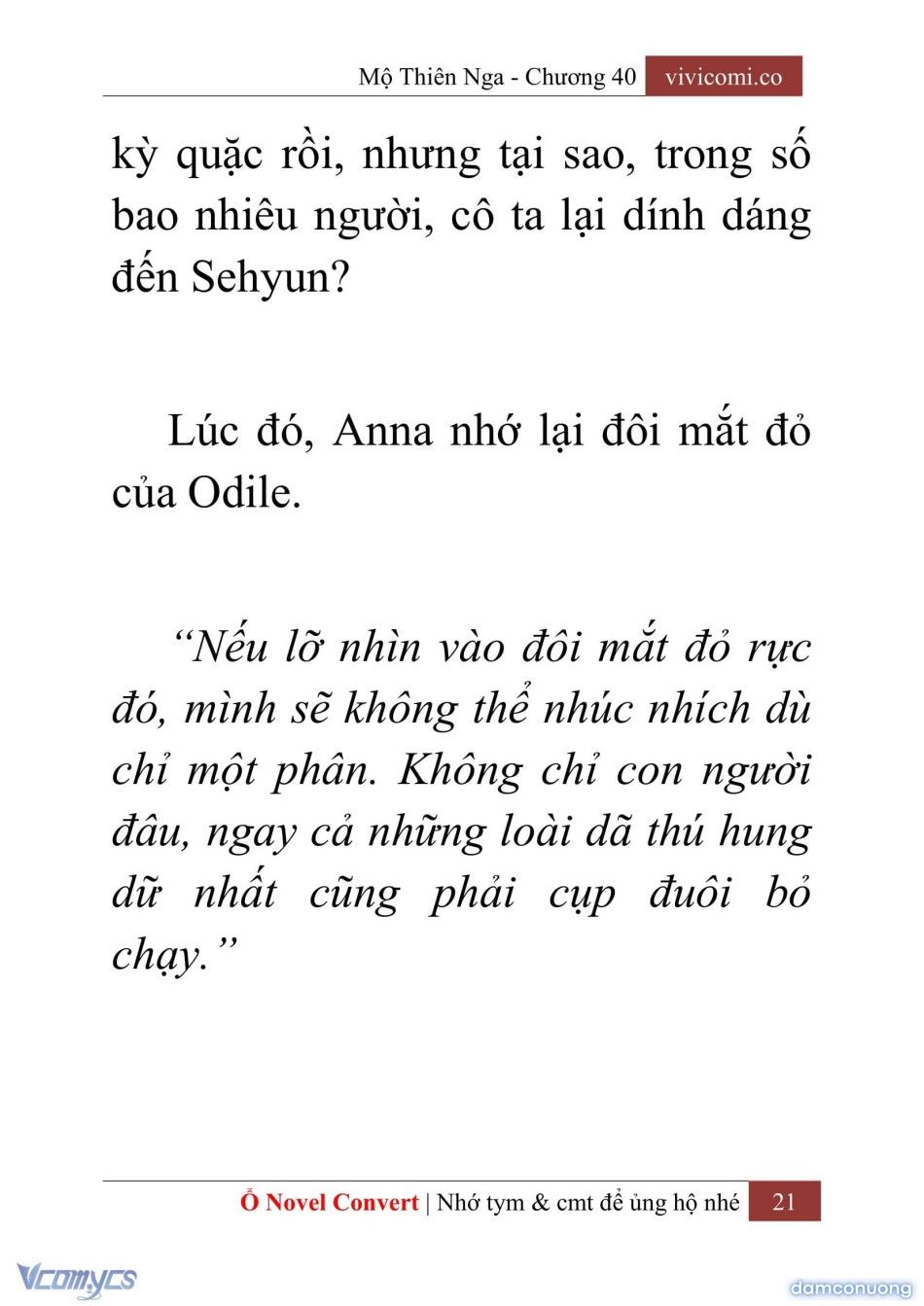 đọc truyện [novel] Mộ Thiên Nga Chương 40 ảnh 24 tại Thiên Thai Truyện