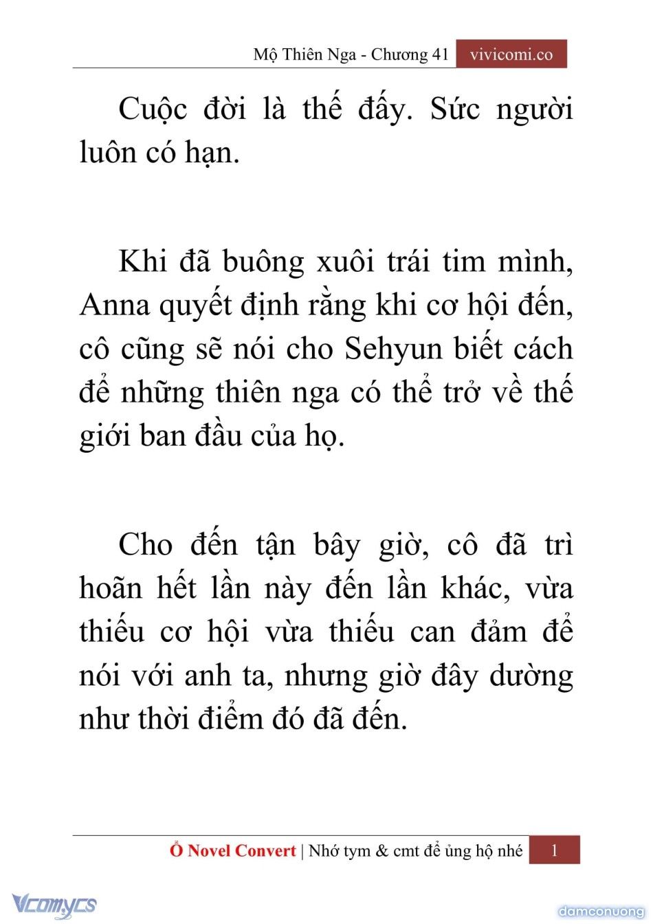 đọc truyện [novel] Mộ Thiên Nga Chương 41 ảnh 4 tại Thiên Thai Truyện