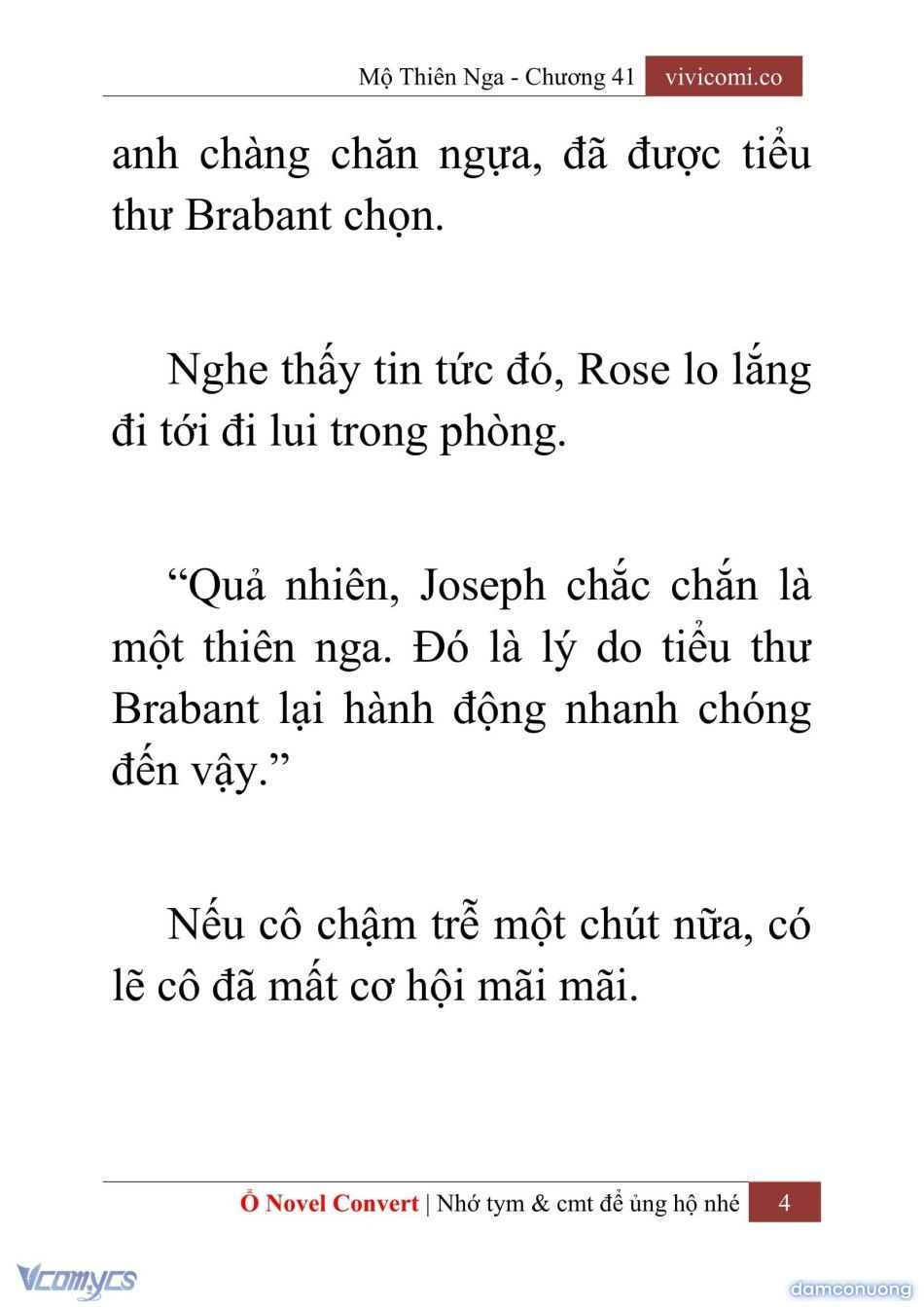 đọc truyện [novel] Mộ Thiên Nga Chương 41 ảnh 7 tại Thiên Thai Truyện