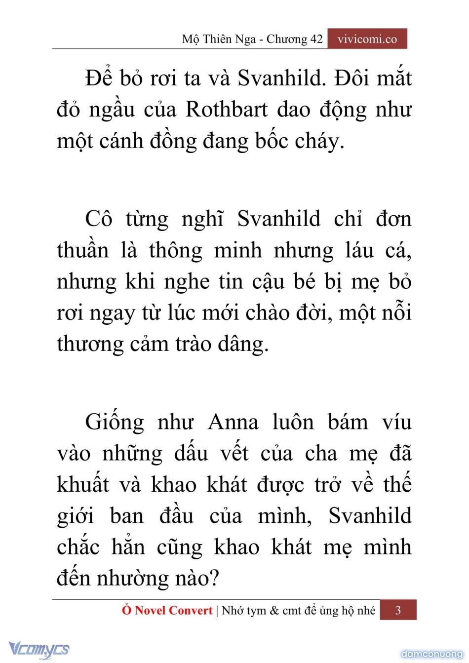 đọc truyện [novel] Mộ Thiên Nga Chương 42 ảnh 6 tại Thiên Thai Truyện