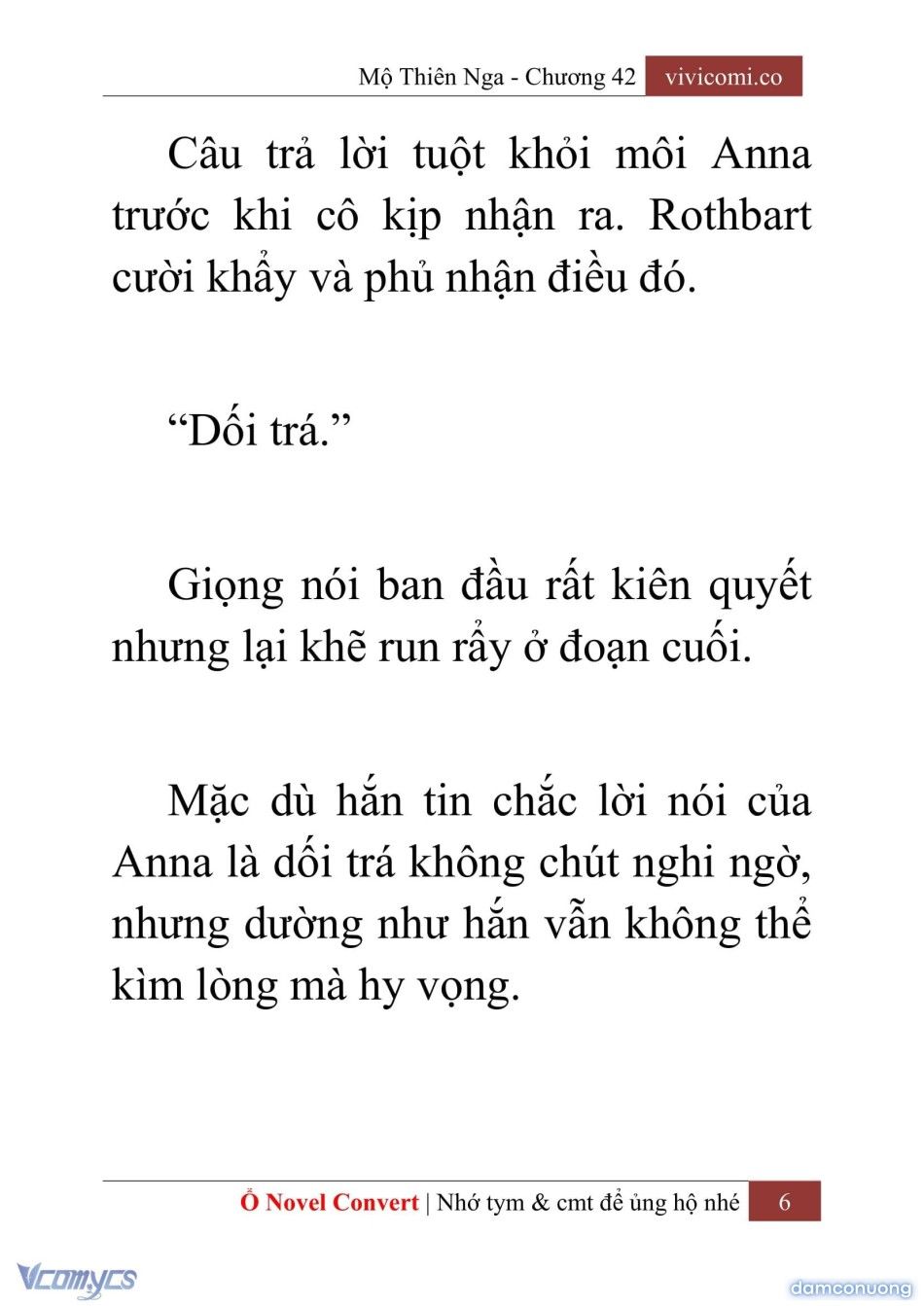đọc truyện [novel] Mộ Thiên Nga Chương 42 ảnh 9 tại Thiên Thai Truyện