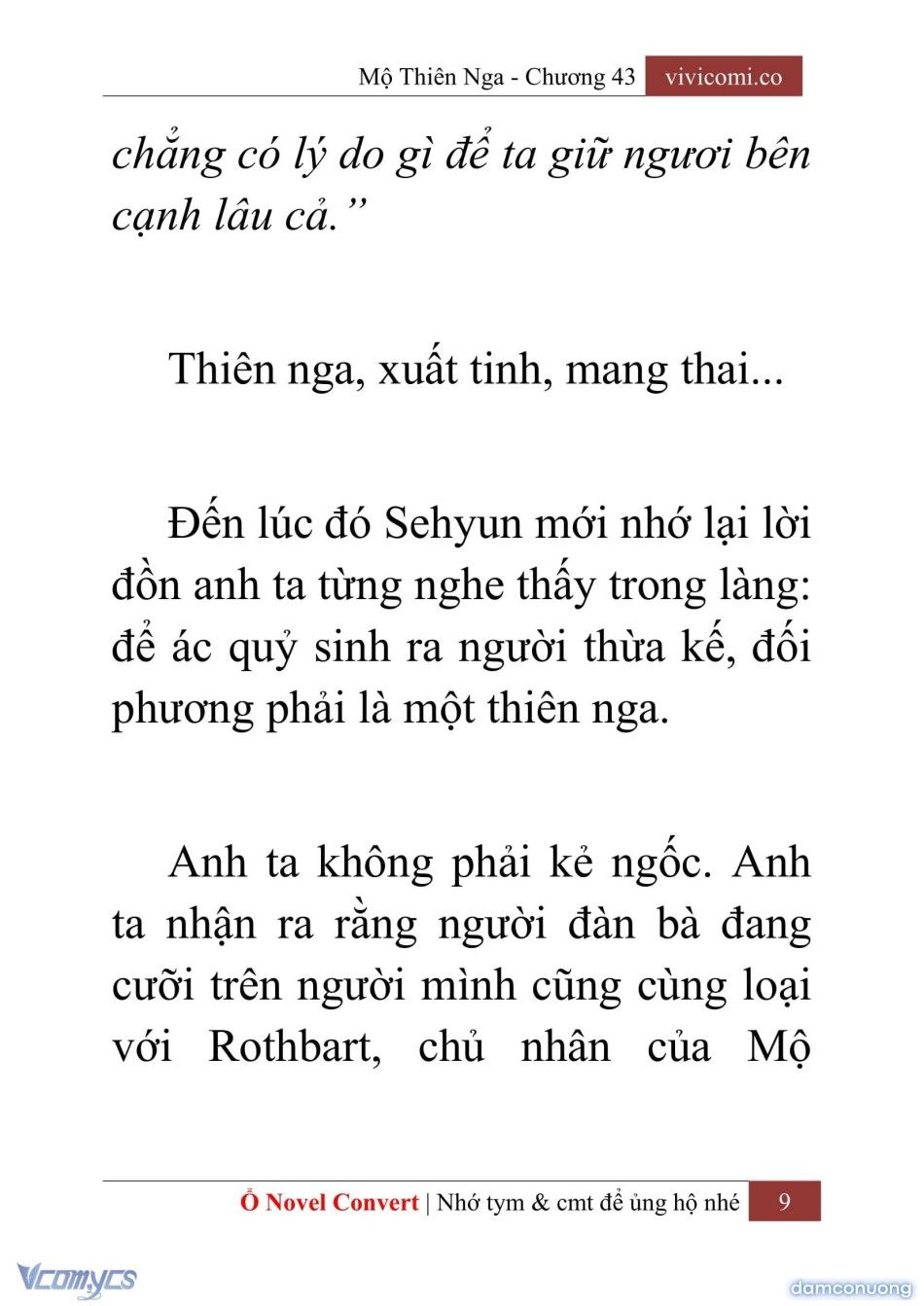 đọc truyện [novel] Mộ Thiên Nga Chương 43 ảnh 12 tại Thiên Thai Truyện