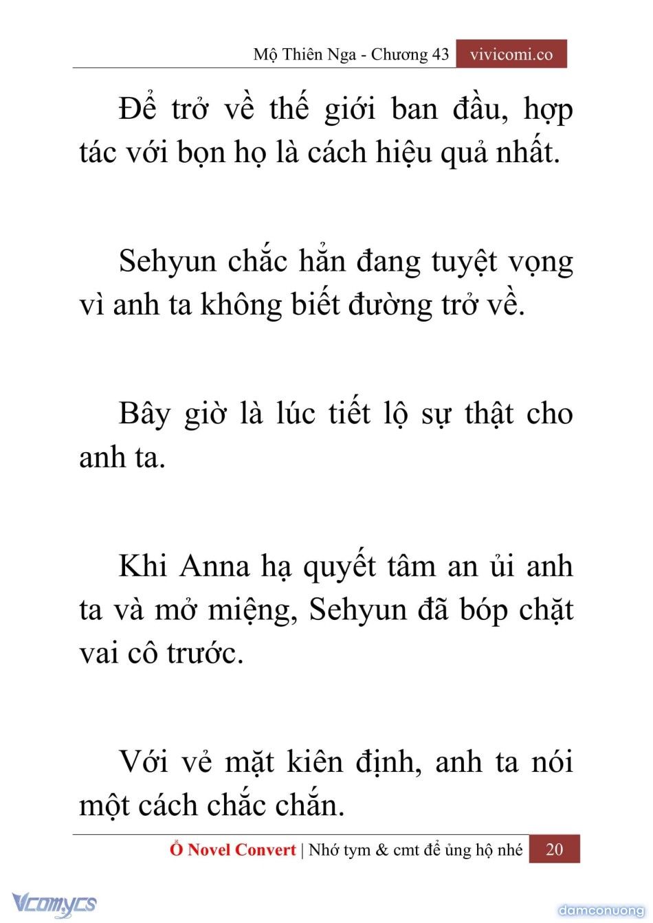 đọc truyện [novel] Mộ Thiên Nga Chương 43 ảnh 23 tại Thiên Thai Truyện