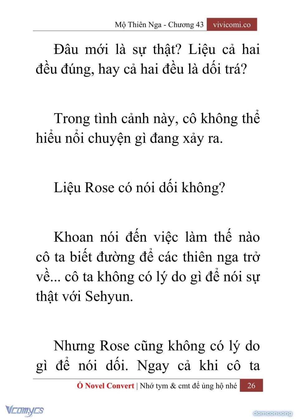 đọc truyện [novel] Mộ Thiên Nga Chương 43 ảnh 29 tại Thiên Thai Truyện