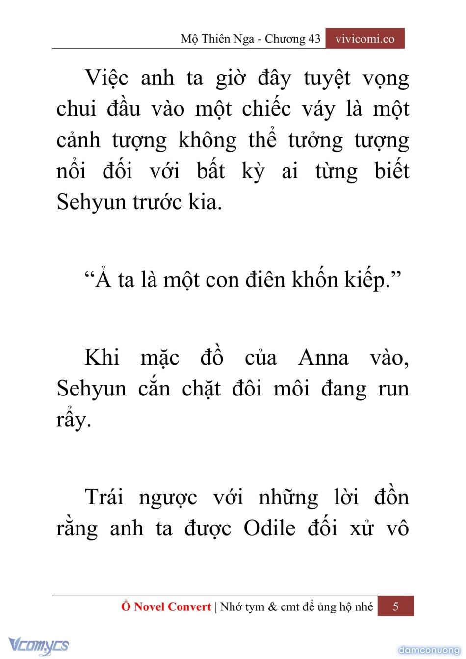 đọc truyện [novel] Mộ Thiên Nga Chương 43 ảnh 8 tại Thiên Thai Truyện