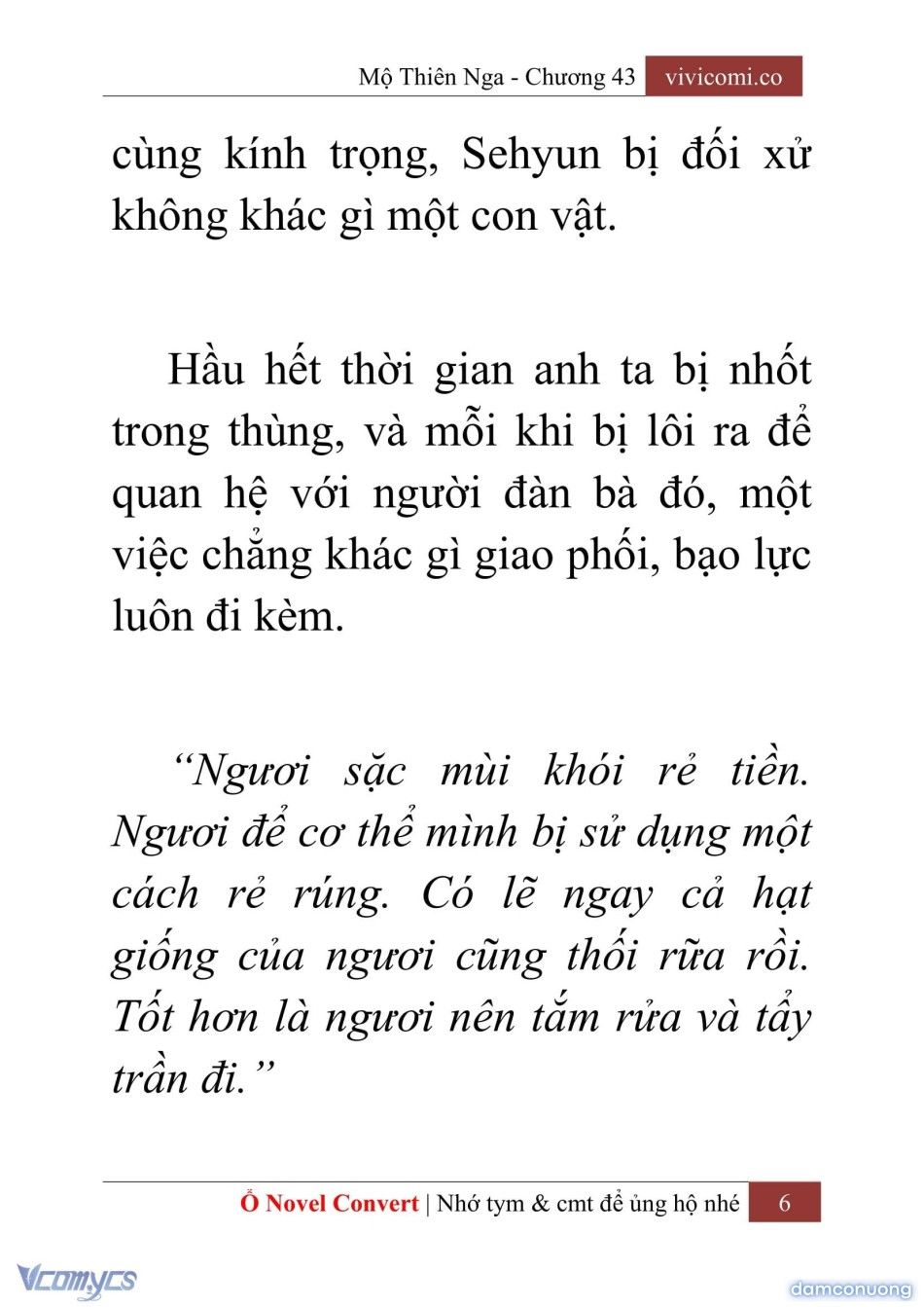 đọc truyện [novel] Mộ Thiên Nga Chương 43 ảnh 9 tại Thiên Thai Truyện