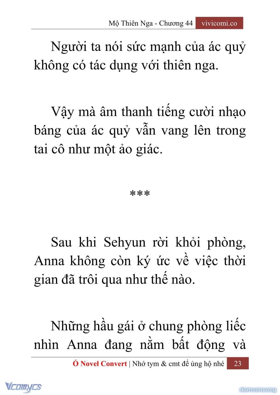 đọc truyện [novel] Mộ Thiên Nga Chương 44 ảnh 26 tại Thiên Thai Truyện