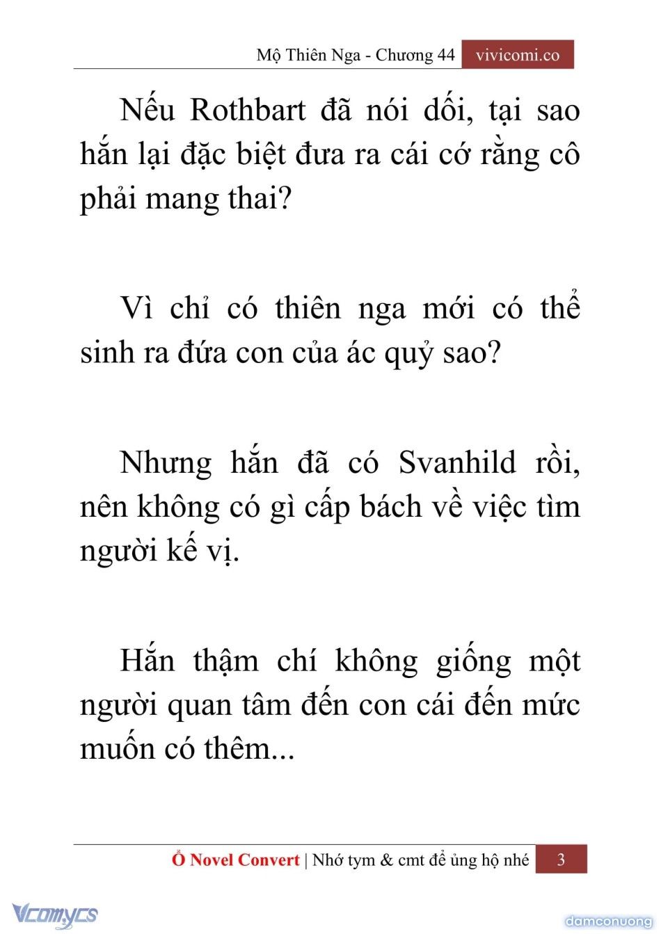 đọc truyện [novel] Mộ Thiên Nga Chương 44 ảnh 6 tại Thiên Thai Truyện
